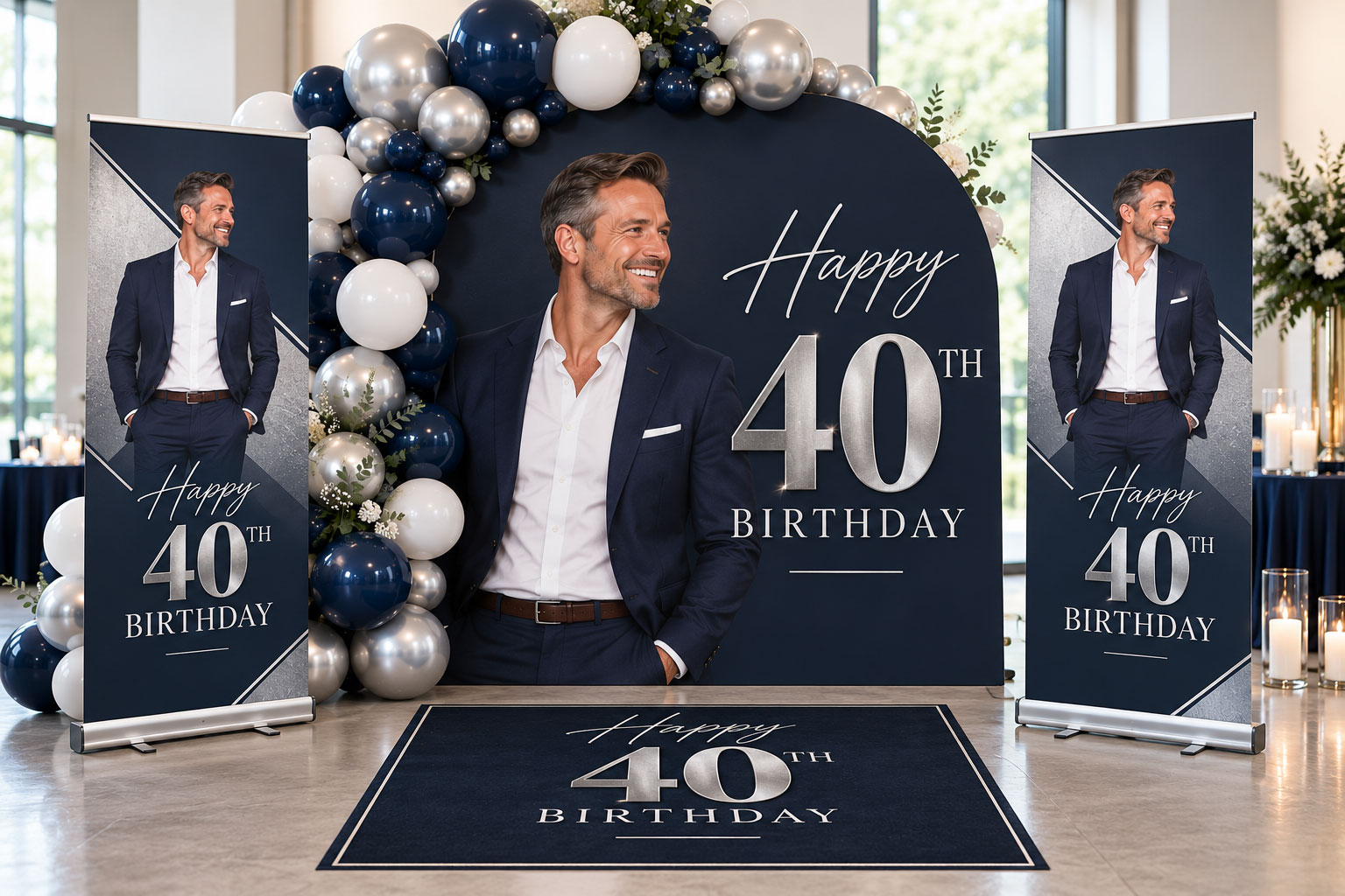 Birthday celebration signage