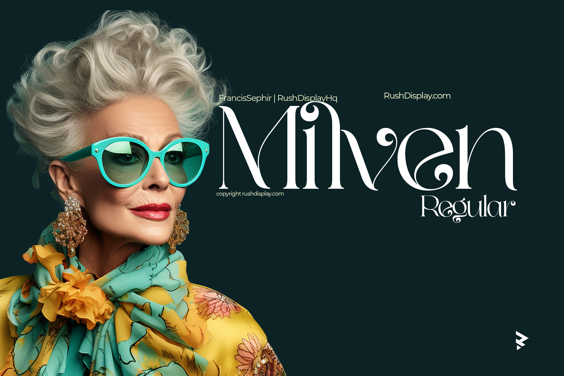 Milven Regular luxury typography